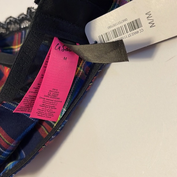 🆕 La SENZA Plaid Naughty Schoolgirl Bra - Women’s Size Medium - Picture 10 of 11